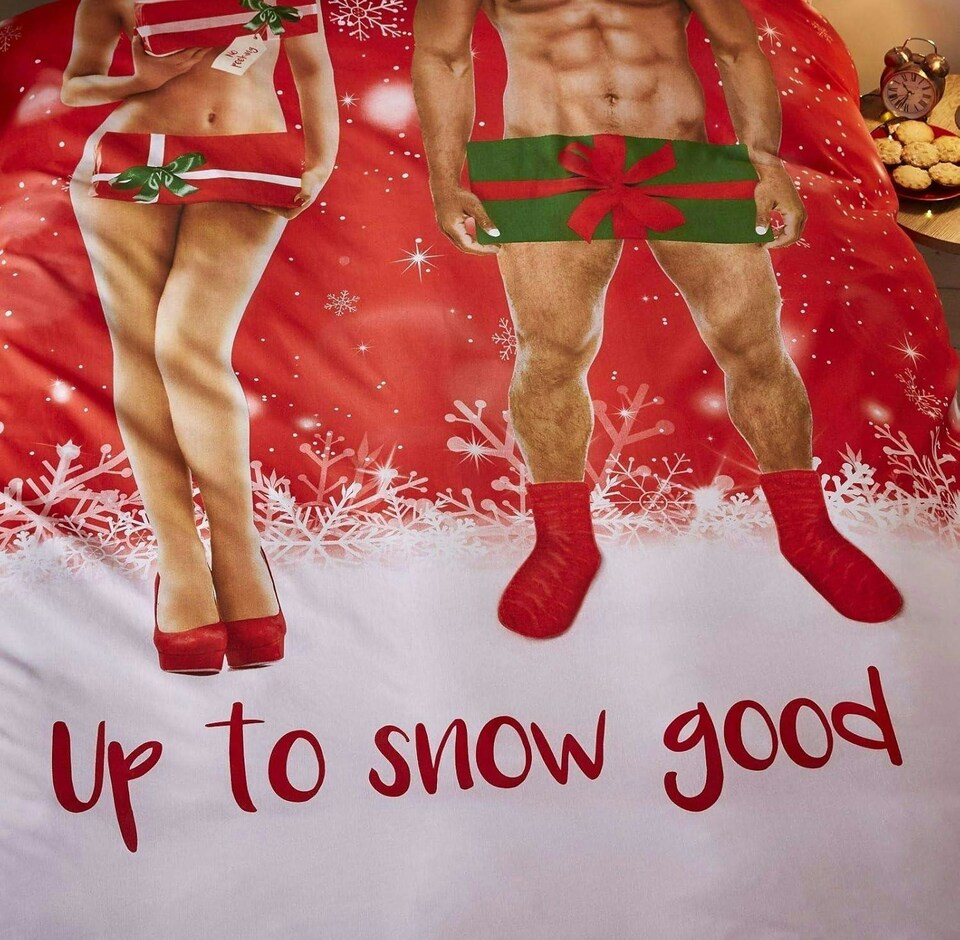 image 1 of Catherine Lansfield Up to Snow Good Multi Duvet Cover Set | Multi | Double