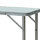 image 9 of Outsunny 2FT Garden Outdoor Camping Table Portable Folding Picnic Table Aluminium Frame with Adjustable Height 60L x 45W x 64H cm