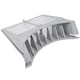 image 7 of SPARES2GO Hinged Lint Screen Fluff Filter compatible with Creda Tumble Dryers TU11 37760 37761 T520VW T522VW TDL30PE