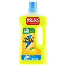 Flash Multipurpose Floor Liquid Cleaner Crisp Lemon 1.2L (Pack of 6)