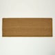 image 1 of Homescapes Plain Coir Double Door Mat Runner - 120 x 45 cm