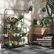 image 3 of Outsunny 3 Tiered Plant Rack Stand with Hanging Hooks for Indoor Outdoor Use