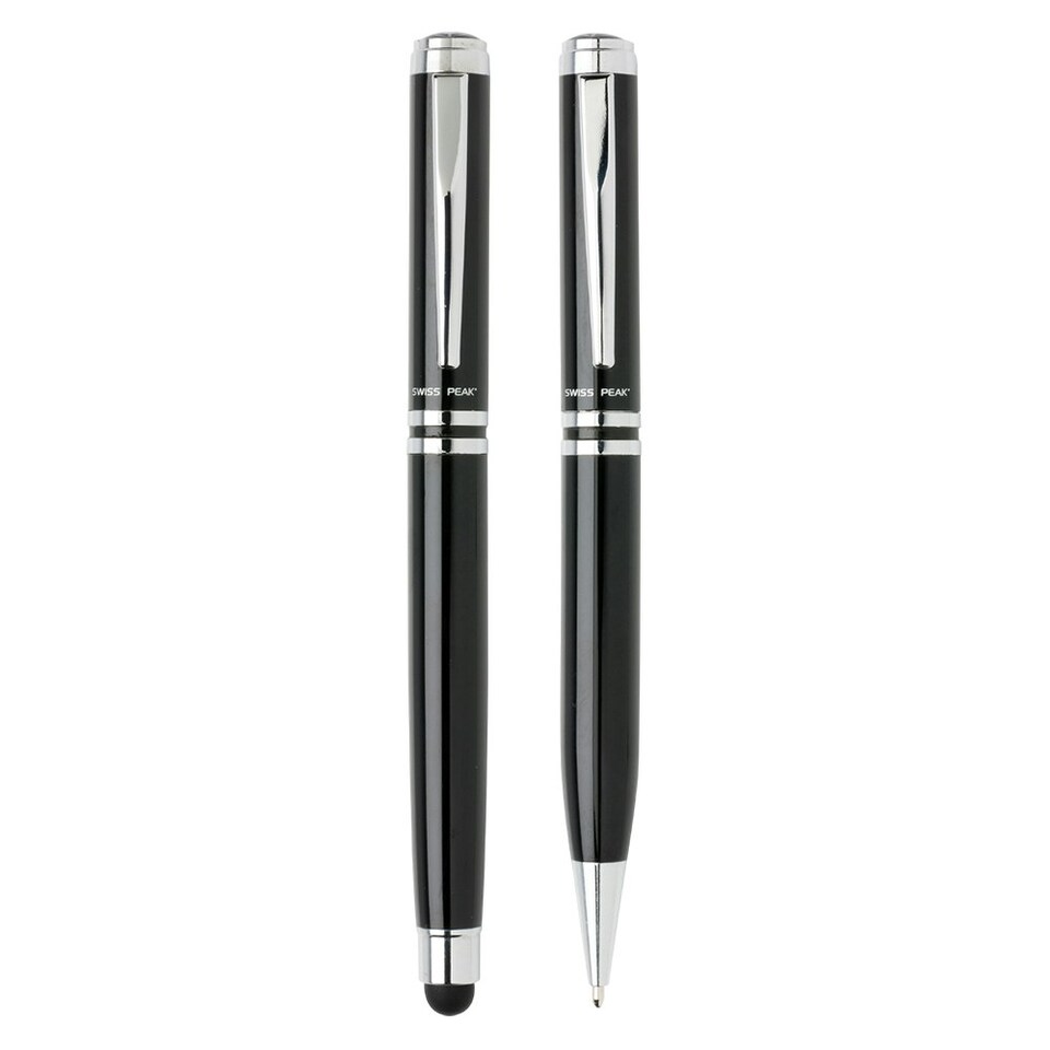 image 1 of Swiss Peak Executive Pen Set - Black - One Size