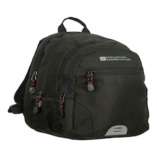 Mountain Warehouse Quest Backpack Reflective Compact Hiking Rucksack Bag - 12L Grey | Charcoal
