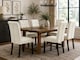 image 2 of MCC Direct Set of 2 Fabric Linen Button Back Kitchen Dining Chairs