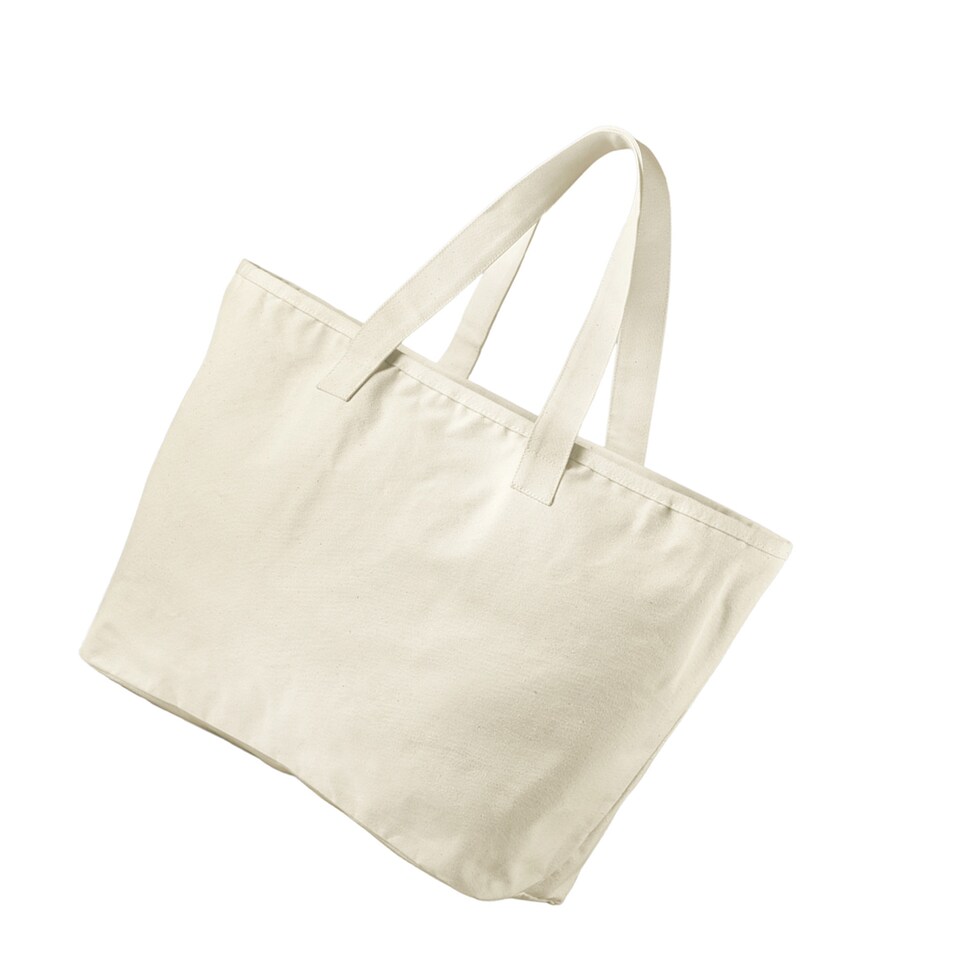 image 1 of Westford Mill Canvas Heavy Duty Tote Bag | Multi | Natural | 1