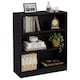 image 9 of Vida Designs Cambridge 3 Tier Low Bookcase Display Storage, Black