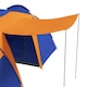 image 8 of Outsunny Camping Tent with 2 Bedroom, Living Area and Awning for 4-6 Person