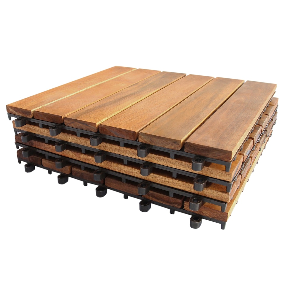 image 1 of Wooden Decking Tiles