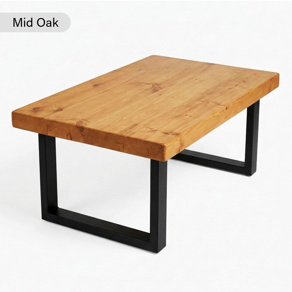 image 1 of Chunky Slatted Outdoor Coffee Table