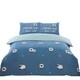 image 4 of Counting Sheep Cotton Duvet Cover Set Cover with Pillowcase Pink | King