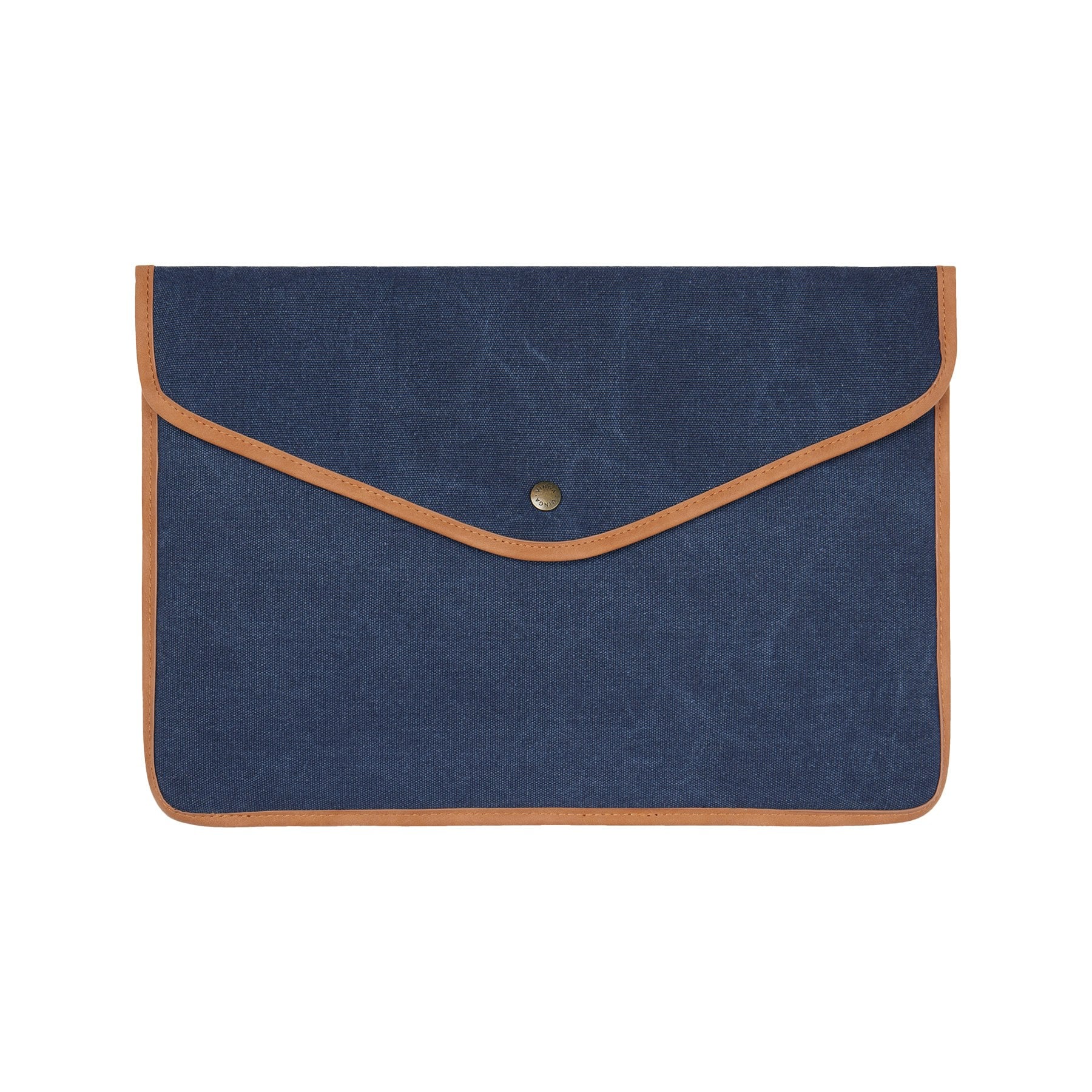 Vinga Bosler Recycled Canvas Laptop Sleeve - Navy - One Size