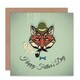 image 1 of Fathers Day Gentleman Hipster Fox Dad Card
