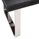 image 4 of Interiors by Premier Black U Shaped Base Coffee Table Black