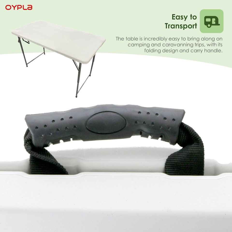 image 1 of 4ft 1.2m Folding Heavy Duty Outdoor Trestle Party Garden Table