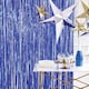 image 3 of Silver Foil Door Curtain Backdrop 92cm x 244cm - Pack of 10