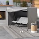 image 2 of Outsunny Garden Furniture Protector Patio Swing Chair Cover | Grey | Light Grey | 205L x 124D x 164Hcm