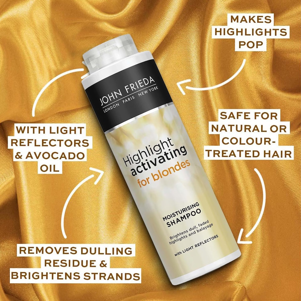 image 1 of John Frieda Sheer Blonde Highlight Activating Shampoo & Conditioner New Duo Pack