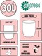 image 3 of All-Green 30 Litre Compostable Food Waste Bin Liners - 3 Rolls