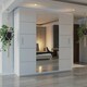 image 2 of Alfa Double Sliding Door Wardrobe with Mirror for Bedroom - White 180cm
