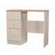 image 6 of Cambridge 3 Drawer Vanity in Kashmir Ash & Bardolino Oak (Ready Assembled) | Cream | Kashmir Ash & Bardolino Oak
