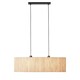 image 1 of Longshore Bar Pendant Ceiling Lamp, Natural Seagrass, Matt Black