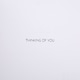 image 3 of Hallmark Thinking of You Card - 'Sending Hugs' Typography Design