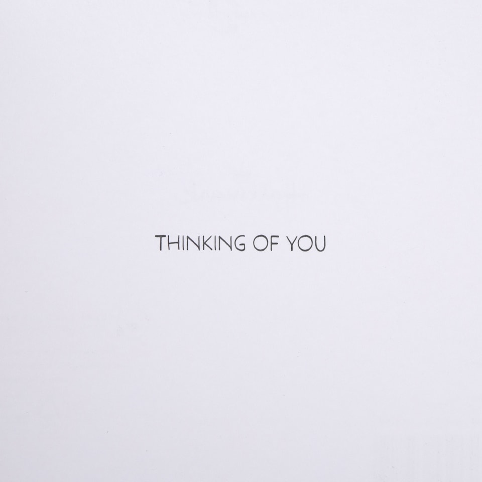 image 1 of Hallmark Thinking of You Card - 'Sending Hugs' Typography Design