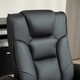 image 8 of HOMCOM Reclining Armchair with Footstool and Adjustable Backrest, Black