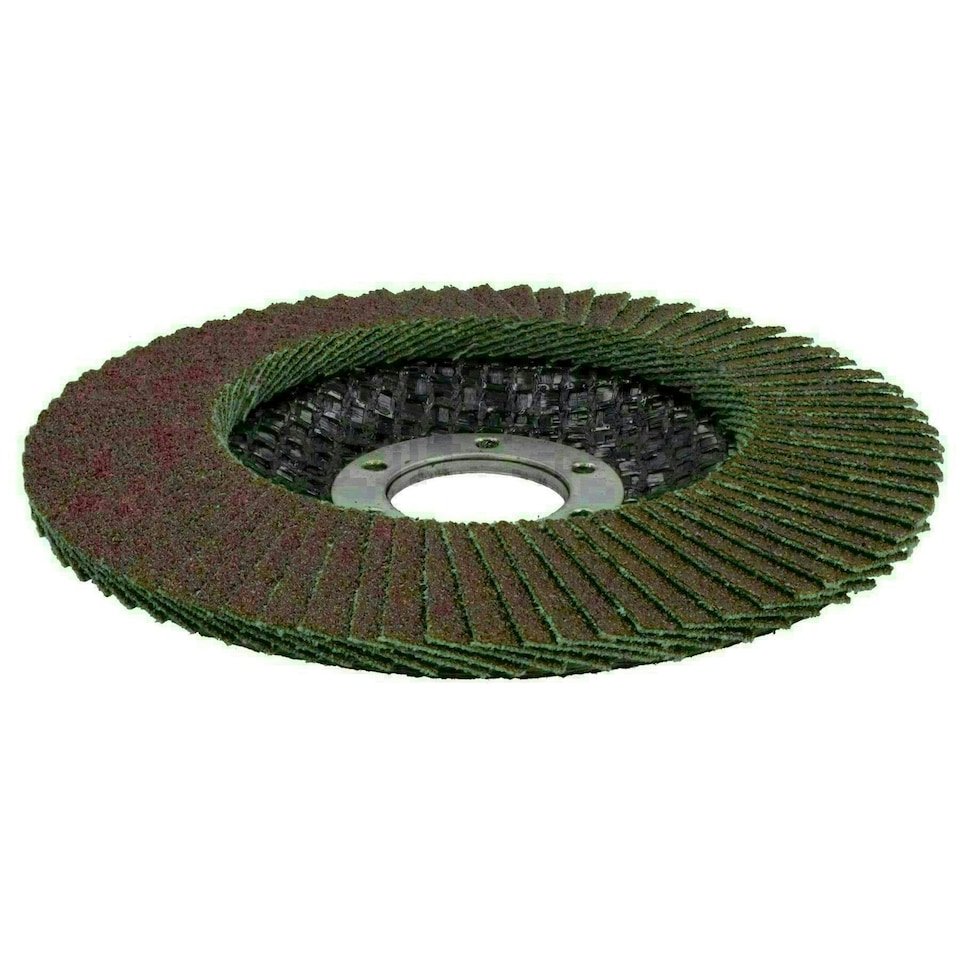 image 1 of 20 x Flap Discs 80 Grit Angle Grinder 4.5" (115mm) Flat Sanding Grinding TE232