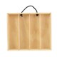 image 2 of 4 Beer Bottle Pinewood Carry Case with Acrylic Lid Brown | Brown | One Size