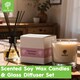 image 2 of Nicola Spring Summer Berries Scented Candle & Diffuser Set - 160g Natural Soy Wax Candle & Home Air Freshener Set