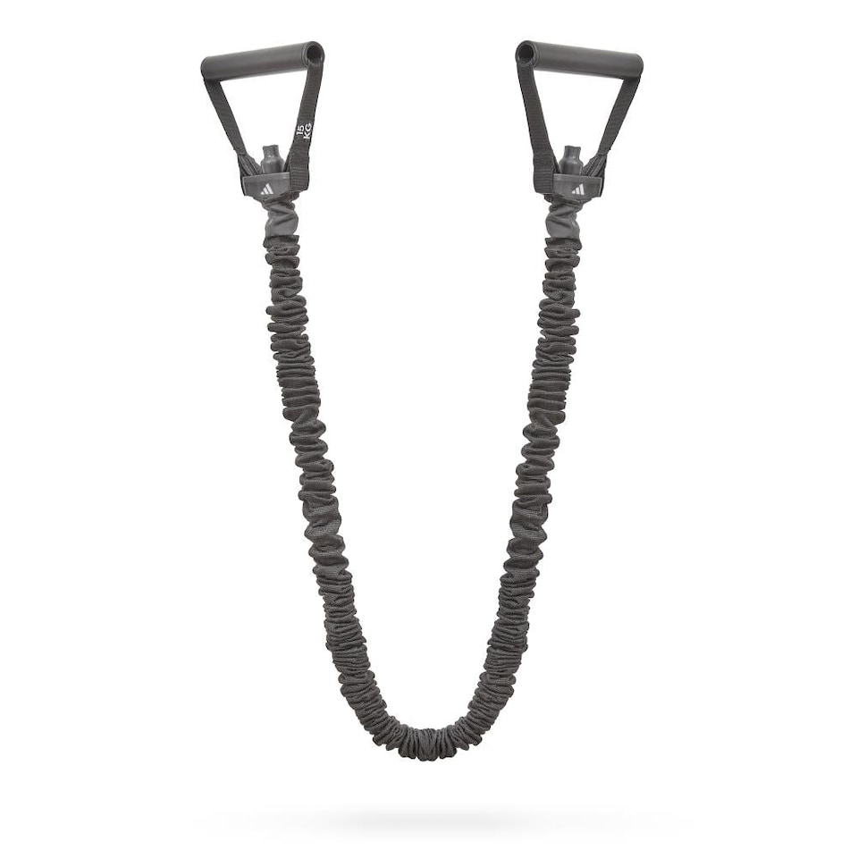 image 1 of Adidas Power Tube L1 - 15kg Resistance Band, Tear-Resistant Latex with Foam Handles & Recycled PP Sleeve | Multi | adult