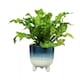 image 2 of Sass & Belle Legged Planter Mojave Glaze Blue