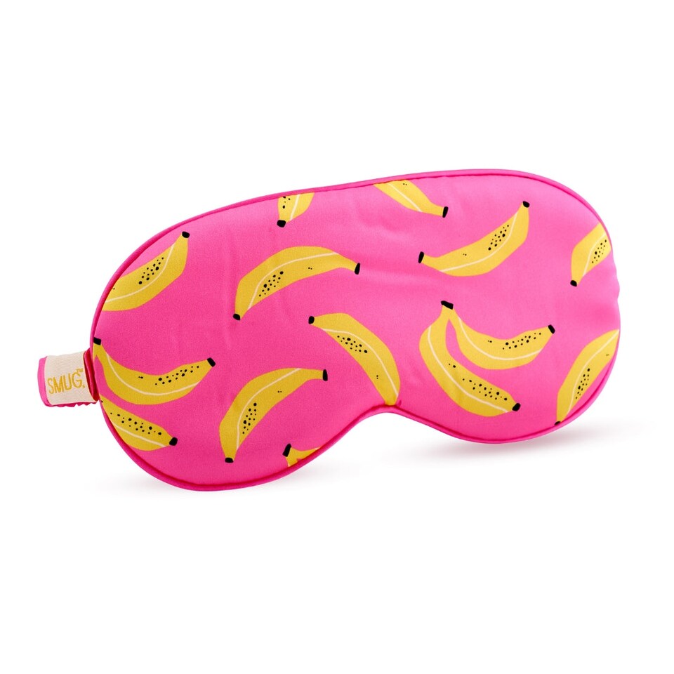 image 1 of SMUG Satin Sleep Mask - Banana Print