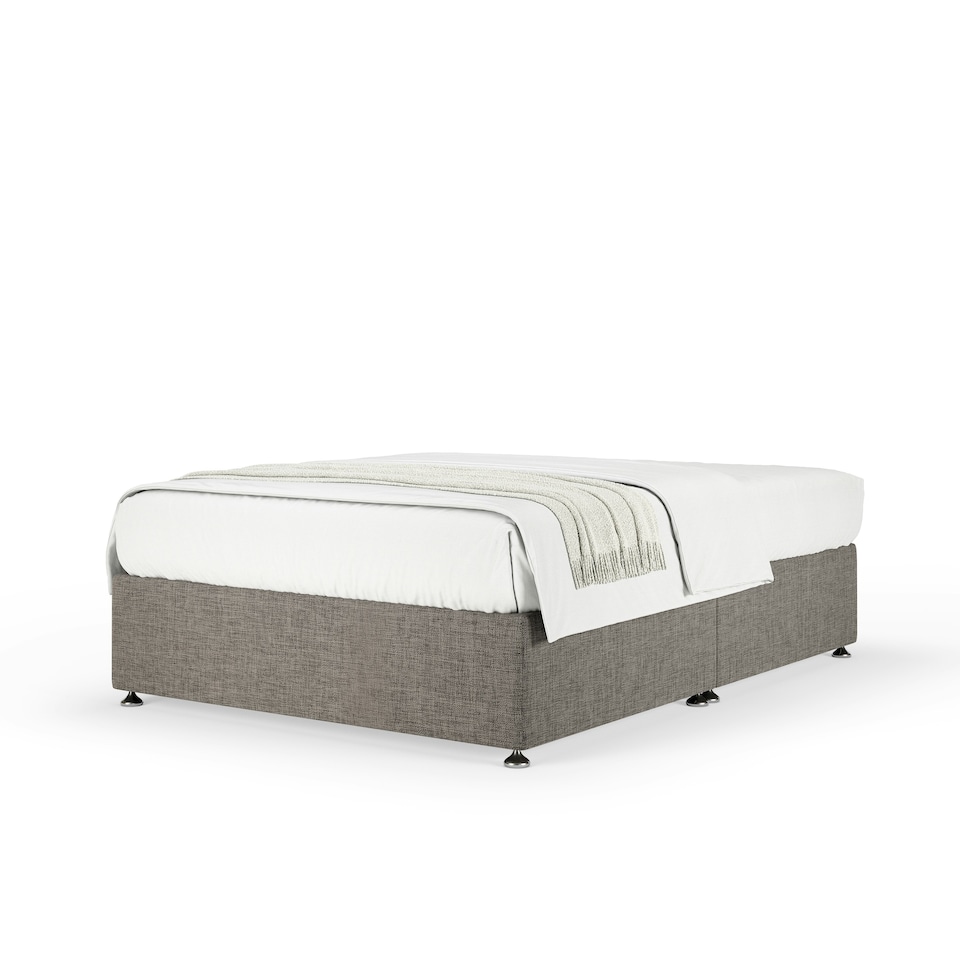 image 1 of Ortho Classic Orthopaedic Slate Linen Divan Set Single