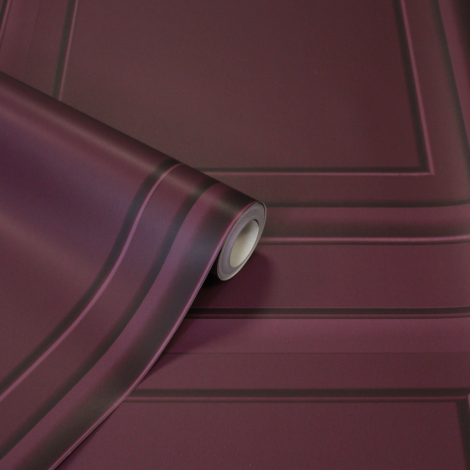 image 1 of Fine Decor FD43468 Distinctive Square Panel, Mulberry