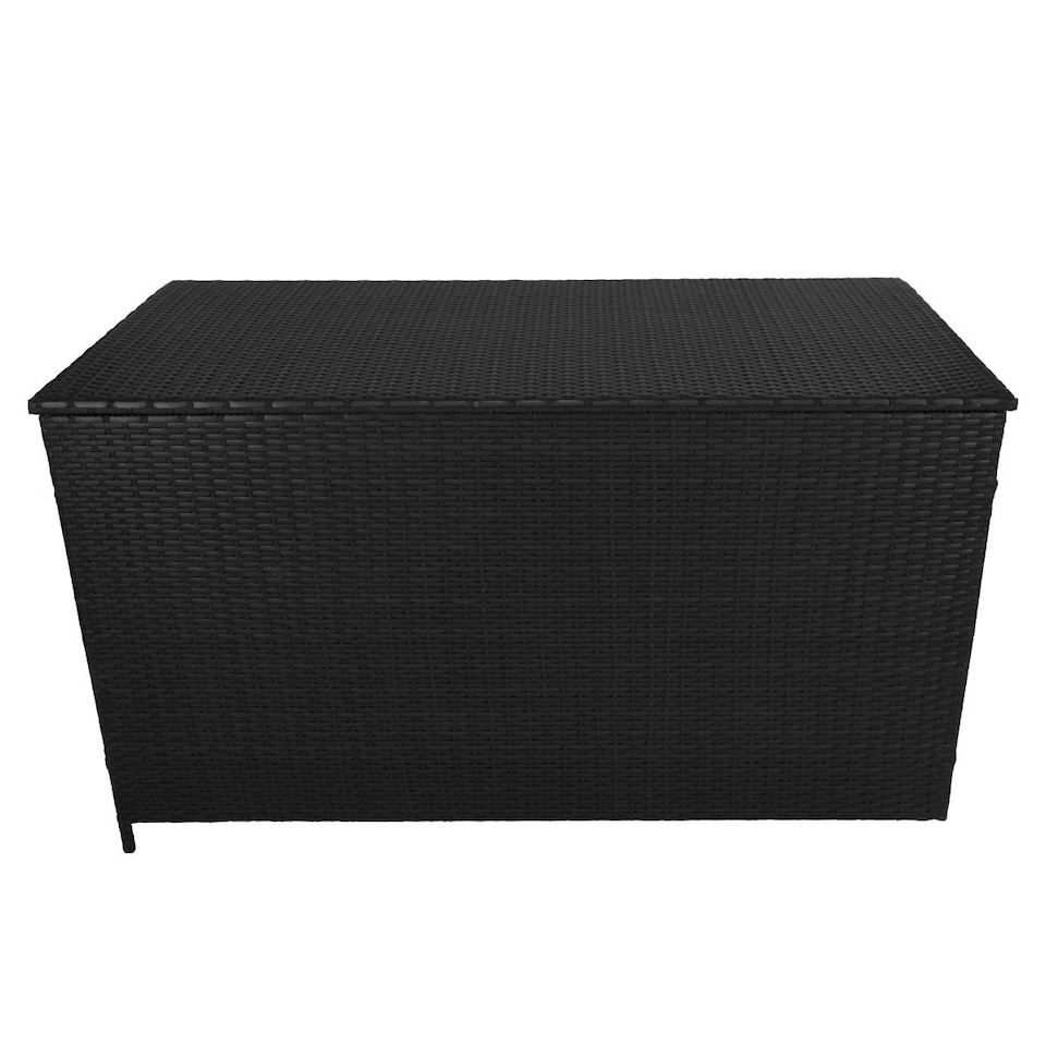 image 1 of Rattan Cushion Storage Box - Black