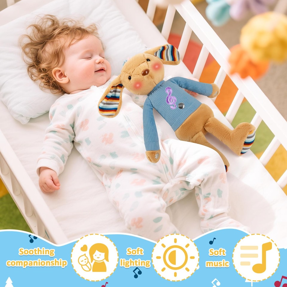 image 1 of Interactive Baby Musical Plush Toy