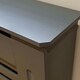image 4 of Stylish MDF Grey Horizontal Design Radiator Cover - Large