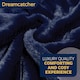 image 5 of Dreamcatcher Navy Blue Faux Fur Blanket Throw 160x130cm | Blue | Blue | 1