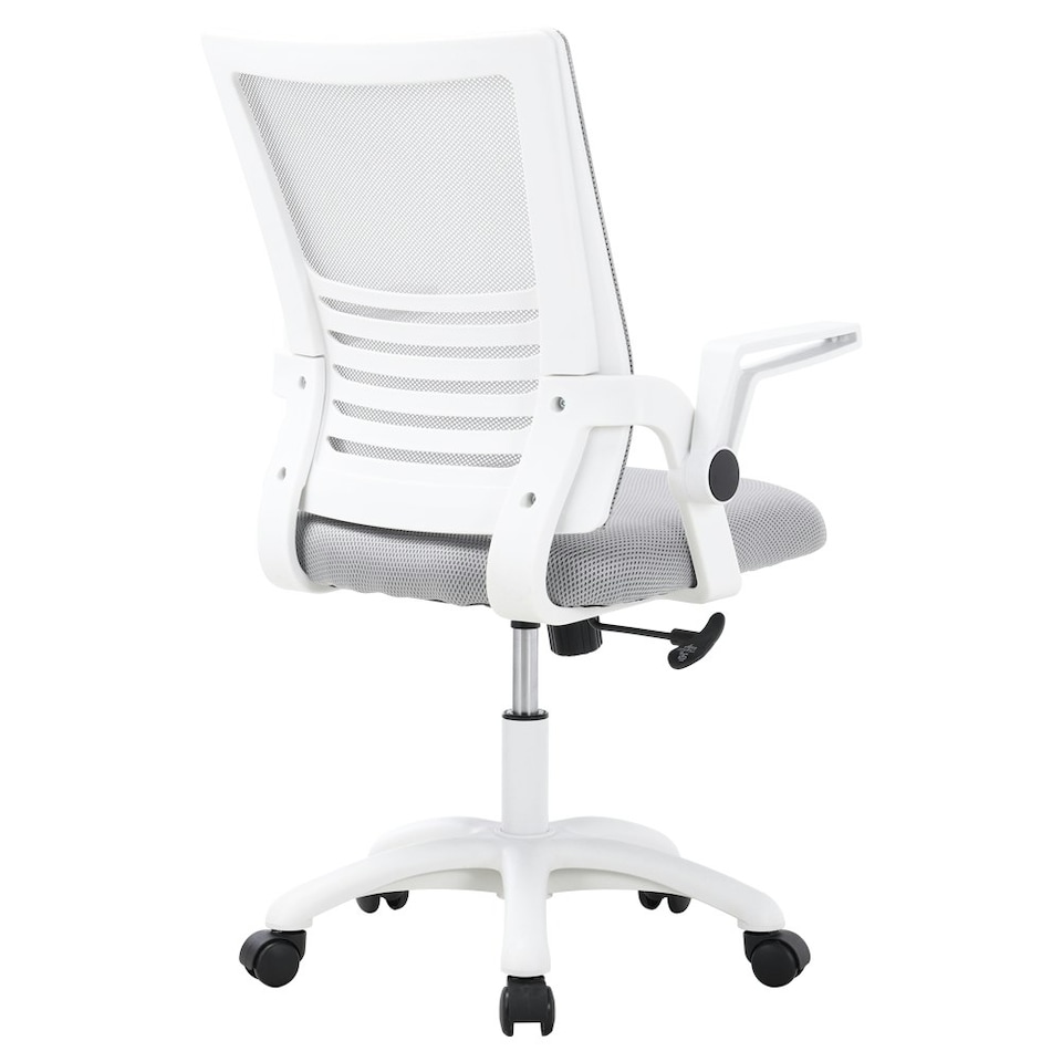 image 1 of Living and Home Mesh Swivel Ergonomic Office Chair - Grey