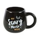 image 2 of Something Different My Scary Movie Rounded Mug - Black/White - One Size