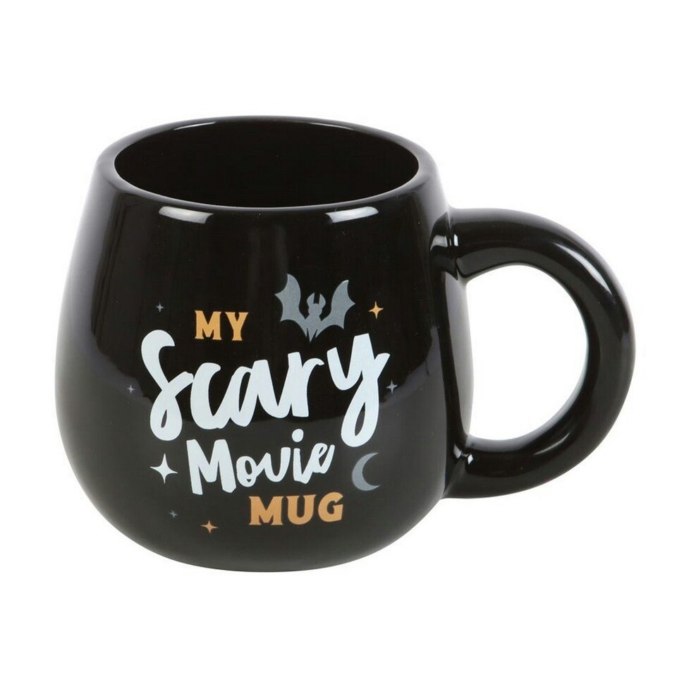 image 1 of Something Different My Scary Movie Rounded Mug - Black/White - One Size