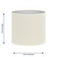 image 6 of White Pleated 15cm Table Lamp Shade | White | Small | 1