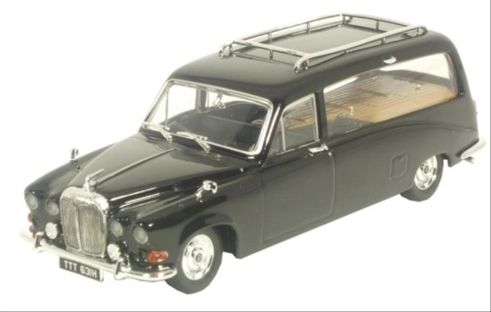 Oxford Diecast Daimler DS420 Hearse Black