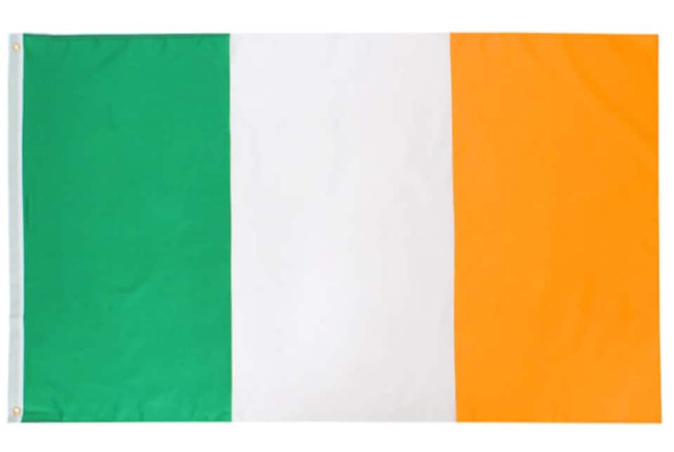 image 1 of Pack of 12 Large 5ft x 3ft Ireland Flag | Green | One Size