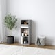 image 10 of 3-Tier Cube Shelving Unit Brown | Unit Colour: Oak