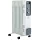 image 1 of HOMCOM Oil Filled Radiator Portable Heater W/ 9 Fin, 3 Heat Settings White