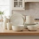 image 1 of Waterside 16pc Reactive Glaze Cream Dinner Set
